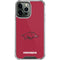 University of Arkansas-Fayetteville Razorbacks Red Logo iPhone 13 Pro Max Clear Case